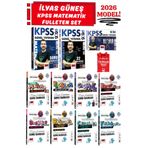 Yargı Yayınları İlyas Güneş KPSS Fulleten Set|Soru Bankası+Deneme+Video Ders Notları+Taktiklerle Matematik Serisi