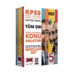 Yargı Yayınları Kpss Lise Ön Lisans 5Yüz Ekibi Gk-Gy Tüm Dersler Konu Anlatımlı Modüler Set