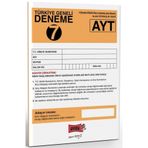 Yargı Yayınları SÜPER FİYAT - Yargı YKS AYT Türkiye Geneli Deneme-7 Yargı Yayınları