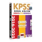 Yargı Yayınları Yargı 2026 KPSS Genel Kültür Tarih-Coğrafya-Vatandaşlık Çıkmış Sorular 2016-2025 Çözümlü Yargı Yayın