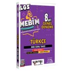 Yargı Yayınları Yargı Ders Arkadaşım 8.Sınıf LGS MEBİM Türkçe 8 Adet Genel Deneme