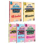Yargı Yayınları Yargı Ders Arkadaşım 8.Sınıf Tamamı Video Çözümlü 15 Branş Denemeleri Seti 5 Kitap