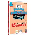 Yargı Yayınları Yargı Ders Arkadaşım 8.Sınıf Tamamı Video Çözümlü Türkçe 15 Branş Denemeleri