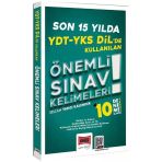 Yargı Ydt Yksdil De Son 15 Yılda Kullanılan Önemli Sınav Kelimeleri (10 Deneme İlaveli) Yargı Yayınları