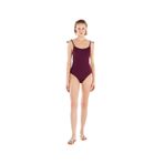 YARGICI Bağlama Detaylı Mayo, XL, 25YKBW1001B, Mor, Kadın
