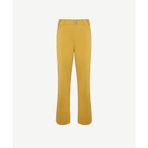 Yargıcı Kemer Detaylı Cropeed Fit Non-denim Pantolon Sarı