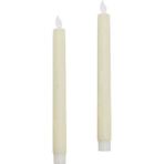 Yargıcı Led Pilli Plastik Mum (2x24 cm) - 2 Adet - Renkli