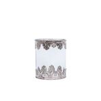 Yargıcı Metal Cam Mumluk(11x9 Cm)