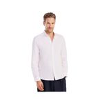 Yargıcı Regular Fit Oxford Gömlek, XL, 25YEGM6002X, Ekru, Erkek