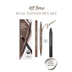Yarı Kalıcı Kaş Ve Makyaj Düzeltici Kalem Seti Clio Kill Brow Dual Tattoo Pen Set 02 Light Brown