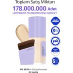 Yarı Parlak Bitişli Nemlendirici Fondöten MISSHA Layering Fit Foundation Semi Glow No21 Vanilla