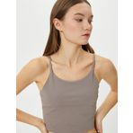 Yarım Atlet Sütyen Spor İnce Askılı Slim Fit