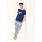 Yarım Kol Erkek Pijama Takım Epj838