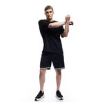 Yarım Kollu Bisiklet Yaka Pamuklu Oversize Basic Spor Tişört