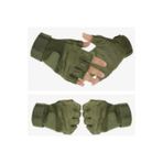 Yarım Parmak Takdik Haki Eldiven- Xl