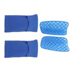 Yarışma Sporları 1 Çift Gençlik Futbol Dizlik Kolları Ultra Hafif Nefes Alabilir Futbol Dizlik Gençlik Yarışması Eğitim Ekipmanları Mavi L Beden 25 x 16 x 4 cm