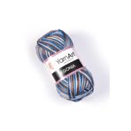 Yarnart 505 Begonia Melange Ebrulİ El Örgü İpi