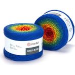 Yarnart 535 Flowers Merino Ebruli El Örgü İpi