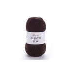 Yarnart Angora Star - El Örgü Ipi Koyu Kahverengi-116