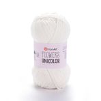 YarnArt Çiçekler Tek Renkli -%55 Pamuk,%45 Akrilik - Süper İnce Parmak Ağırlığı İpliği - 50 g (1,76 oz), 218 yds - Örgü ve Tığ İşi için İdeal - Yaz Projeleri için Yumuşak, Düz Renk Skein (1, 730)