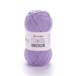 YarnArt Çiçekler Tek Renkli -%55 Pamuk,%45 Akrilik - Süper İnce Parmak Ağırlığı İpliği - 50 g (1,76 oz), 218 yds - Örgü ve Tığ İşi için İdeal - Yaz Projeleri için Yumuşak, Düz Renk Skein (1, 747)