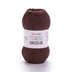 YarnArt Çiçekler Tek Renkli -%55 Pamuk,%45 Akrilik - Süper İnce Parmak Ağırlığı İpliği - 50 g (1,76 oz), 218 yds - Örgü ve Tığ İşi için İdeal - Yaz Projeleri için Yumuşak, Düz Renk Skein (1, 766)