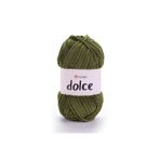 Yarnart Dolce - Kadife El Örgü Ipi Zeytin Yeşili-772