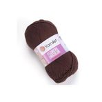 Yarnart Flowers Unıcolor - El Örgü Ipi Kahverengi-766