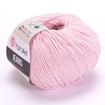 YarnArt Jeans 50gr Pamuk Cotton Amigurumi El Örgü İpi İpliği Yünü 18 Açık Pembe