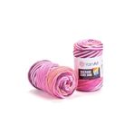 Yarnart Macrame Cord 3 mm Vr - Makrome El Örgü İpi Ebruli-911