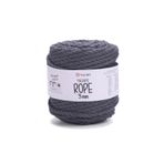 Yarnart MACRAME ROPE 9MM - MAKROME EL ÖRGÜ İPİ KOYU GRİ-758