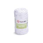 Yarnart Twısted Macrame 3 Mm Lurex - Makrome El Örgü Ipi Beyaz-751