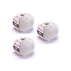 Yarnart Yarn Art Jeans 49 Açık Gri3çlü Amigurumi Örgü İpi Hırka Örgü İpi Bebek İpi Punch İpi 3'lü Paket