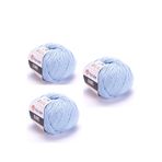 Yarnart Yarn Art Jeans Amigurumi Örgü Ipi 75 Açık Mavi Hırka Örgü Ipi Bebek Ipi Punch Ipi 3'lü Paket