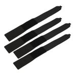YARNOW 4 Adet kayaklar Kayak Bağlama Kayışı Kayak Taşıma Kayışı Kayak bağlantı kayışı kayak çantası kayak kaskı kayak kemeri snowboard kayışı kar kayağı taşıma kayışları naylon Black
