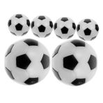 YARNOW 6 Adet langırt yedek çok renkli Çocuk oyuncakları küçük oyunlar sıkılabilir stres futbolu masa futbolu langırt Bilardo masası su tablası futbol makinesi silindir şapka bebek