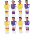 YARNOW 8 masa langırt erkekler erkek oyuncakları mini oyuncaklar futbolcu parçası çocuk futbolu çocuklar futbol topu masa üstü futbolcu mini futbol oyunu adam Bileşen kukla