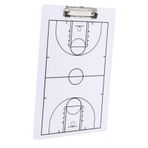 YARNOW Basketbol Taktik Kurulu Tahta Kalemi Oyun Tahtası Spor Için Maç Taktiği Pano Antrenör Uygulama Kurulu Basketbol Eğitim Kurulu Planlama Koçu Kurulu Pvc Yeniden Yazılabilir Atel