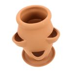 YARNOW Etli Saksılar çiçeklik seramik kil saksılar seramik ekici pot iç mekan bitkileri için ekici çilek ekici seramik pişmiş toprak ekici kapalı tencere Çiçek Ekici çanak çömlek Haki