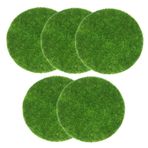 YARNOW Flocking Grass 5 Adet Sahte Yosun Ev Dekorasyonu Ve Yapay Projeler İçin