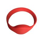 YARONGTECH MIFARE Classic 1K RFID Bileklik 13.56 MHz ISO14443 A Silikon Yetişkin Boyut Kırmızı Etiket (5 Adet)