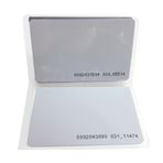 Yarongtech temassız 125 kHz EM4100 RFID boş beyaz Proximity ID Smart giriş erişim kartı (kalınlık 0,9 mm, 100 adet)