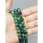 Yaşam Tohumu Anyolit (Rubizoit- Rubyzoisit) Taşı Royal Quality Faset Kesim Dizi 10MM (52910)