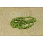 Yaşam Tohumu Çeyrek Dizi (9cm Uzunluğundadır!) Peridot (Zebercet) Taşı Çeyrek Dizi 2mm