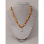 Yaşam Tohumu Kristal Kuvars Taşlı Rudraksha Tohum Kolye Dolama Bileklik 8mm (49716)