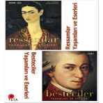 Yaşamları ve Eserleri Seti (2 Kitap - Ciltli) Ressamlar - Besteciler