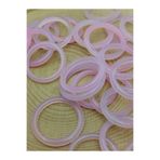 Yasamtohumu Akik Taşı İnce Boy Yüzük – Pembe Alacalı – 3mm Kalınlık (59974) - 1 adet yüzük fiyatıdır