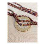 Yasamtohumu Bileklik Boy Lal (garnet - Granat ) Taşı Yarım Dizi 2mm (17CM UZUNLUĞUNDADIR) (41260)