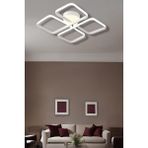 Yasemin White Tek Renk Modern Plafonyer LED Avize - Beyaz