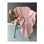 YASEMİNİNEVİ Pudra Rengi Bebek Müslin Örtü/pike